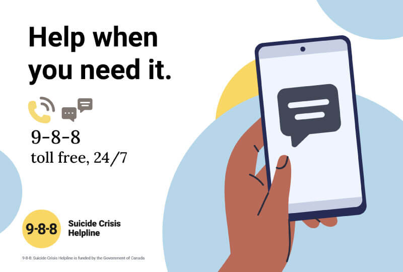 998 Suicide Crisis Hotline Goes Live in Canada